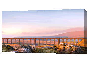 Landscape picture of a viaduct