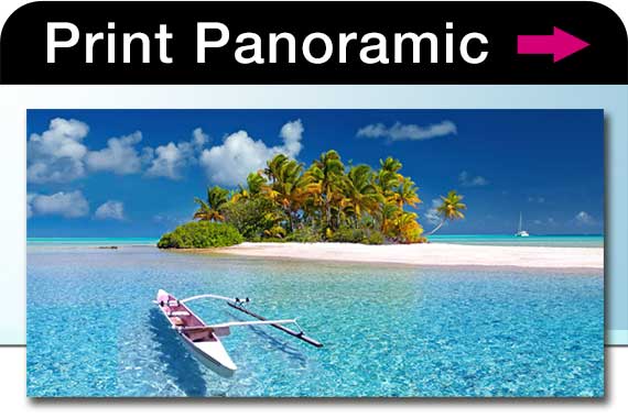 Panoramic photo prints