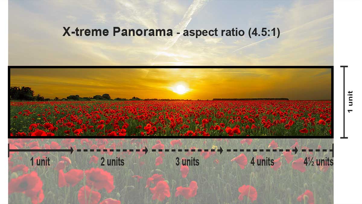 4.5:1 aspect ratio diagram