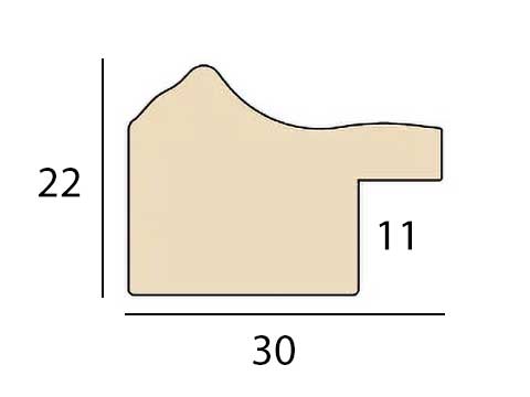 Contoured profile