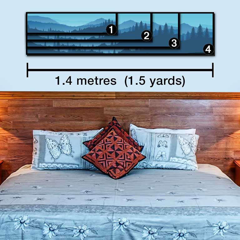 old fashioned wooden bed with traditional décor