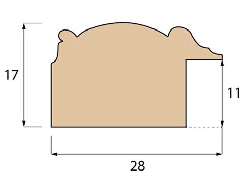 Gold inner trim
